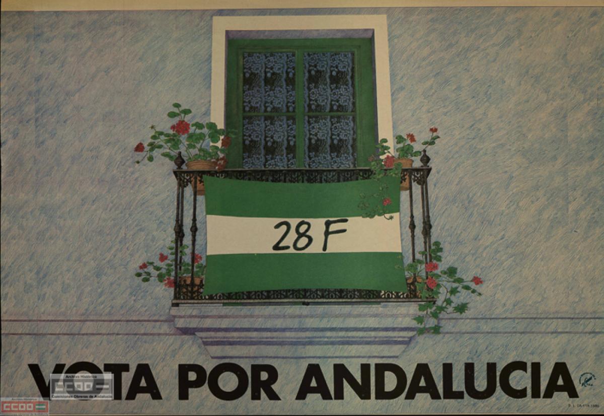 Cartel por el S en el referndum del 28F, 1980