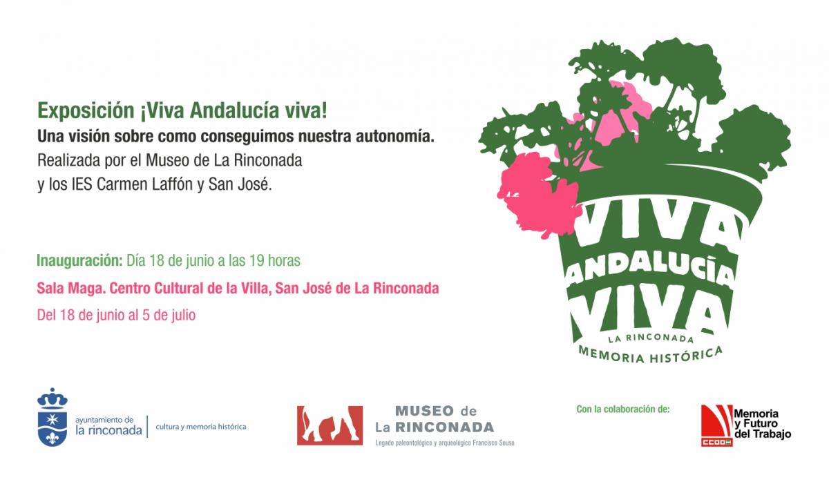 Invitacin a la inauguracin de la exposicin Viva Andaluca viva