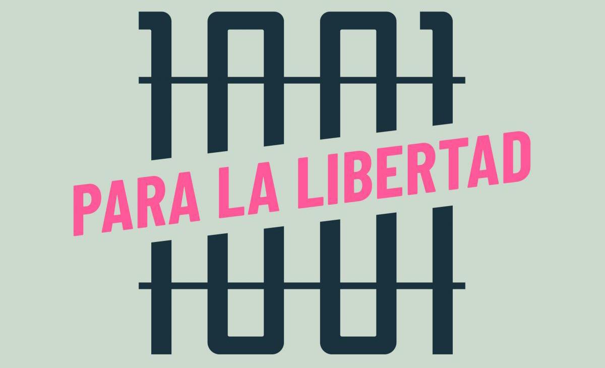 Detalle del cartel de la exposición "Para la libertad. El proceso 1001 contra la clase trabajadora"