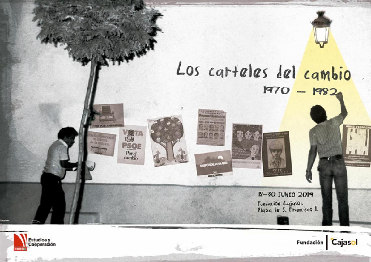 Imagen de la exposición "Carteles del cambio, 1970-1982"